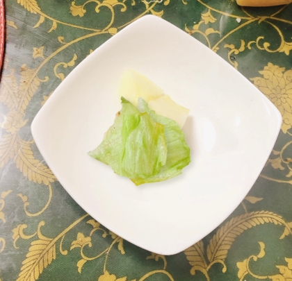 長芋舞茸レタスの煮物♪