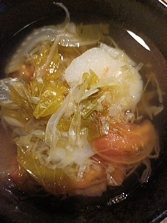 豚肉野菜しらたきシークヮーサー鍋