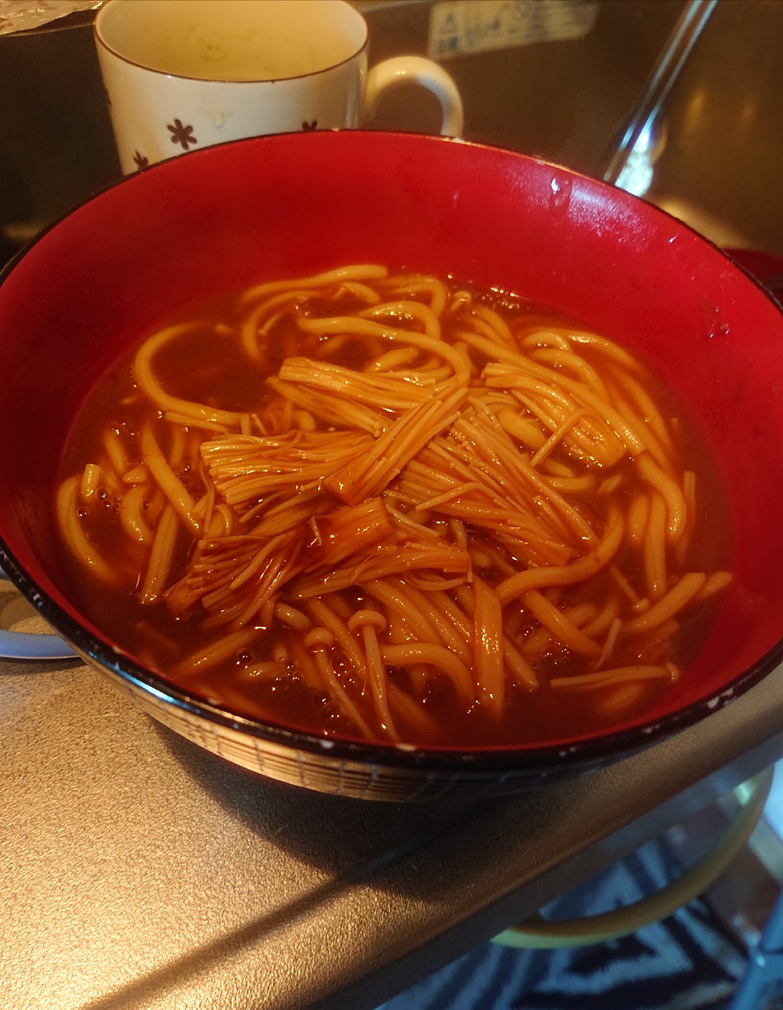 えのきカレーうどん