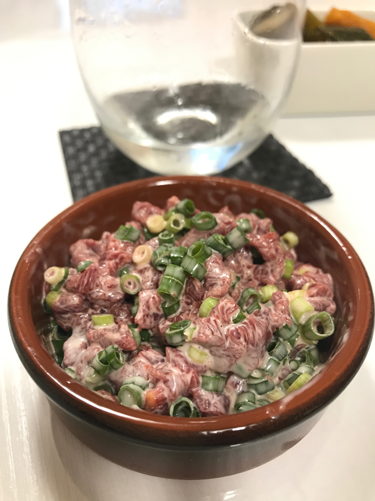 馬肉のタルタル