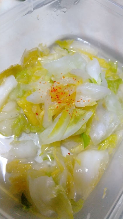 ビニール袋で！白菜ゆずのお漬物