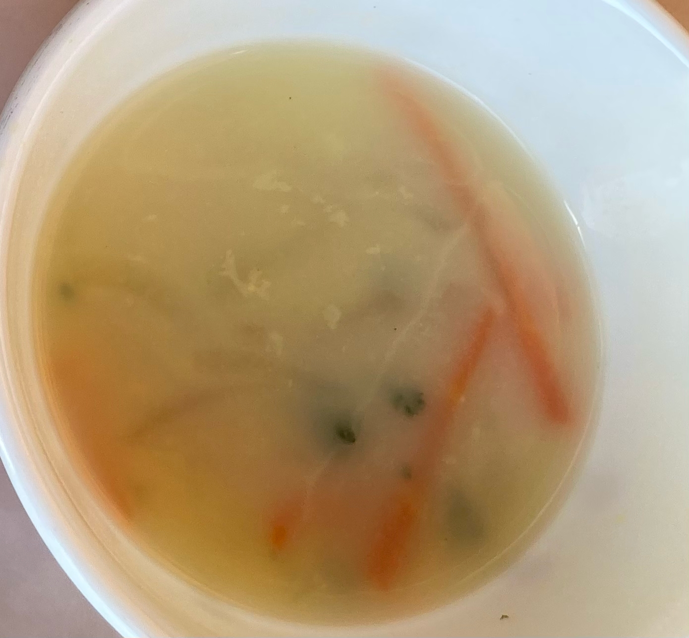 中華コーン卵スープ