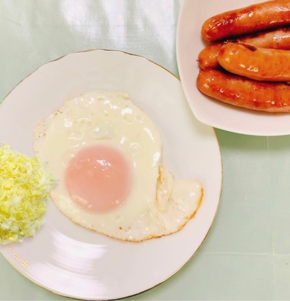 ジオ☆ちゃん♪ソーセージで作りました✧˖°朝食にぴったりですねˁ‧͈ˑ̮‧͈ˀ♡ෆ˚*素敵なレシピをありがとうございます♪
