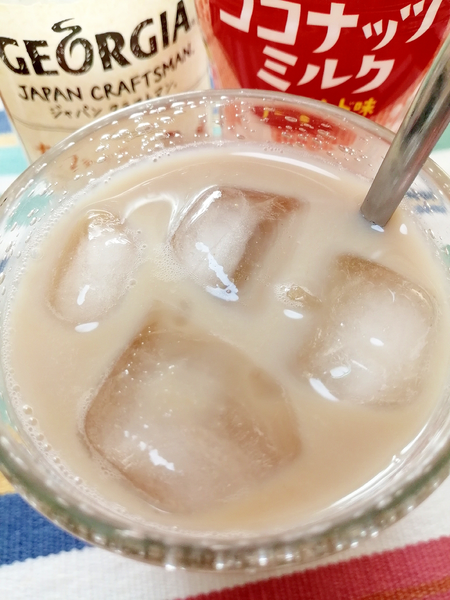 アイス☆ココナッツミルクカフェラテ♪