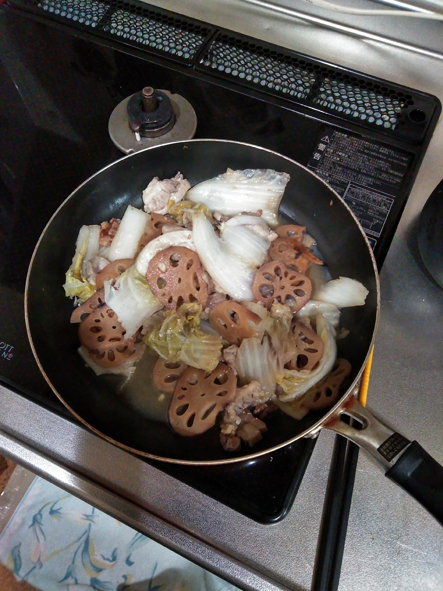 レンコンと白菜の合わせ煮