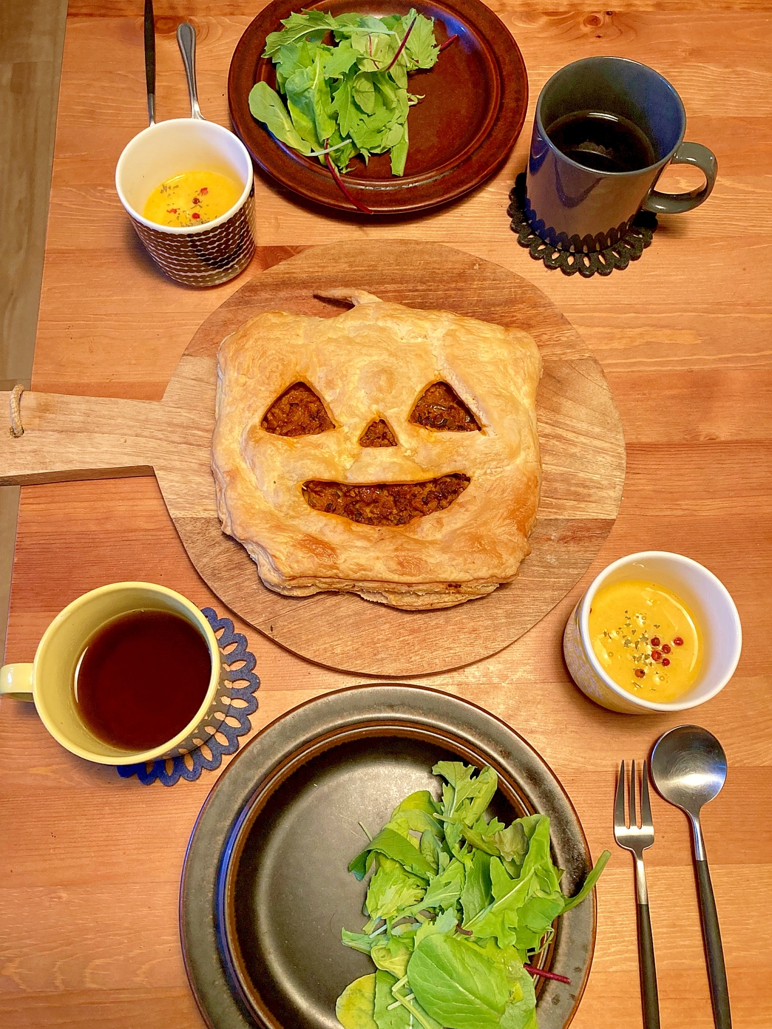 かぼちゃのミートパイ