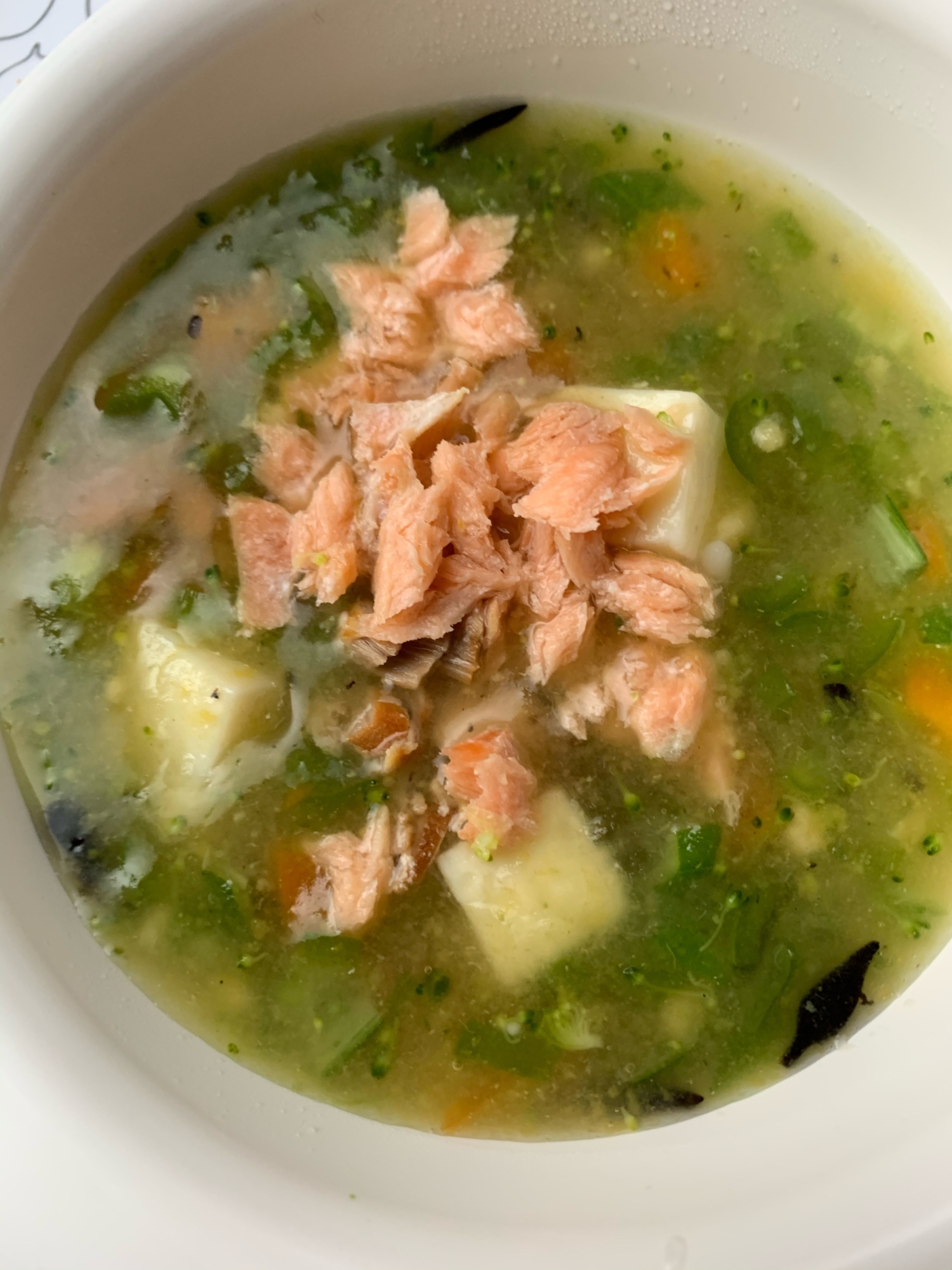 離乳食☆栄養しっかり鮭スープ