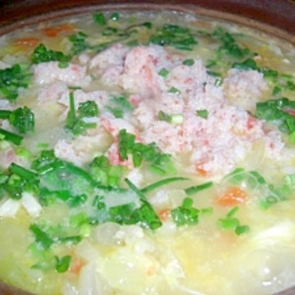 ダシダで野菜いっぱいのカニ雑炊 レシピ 作り方 By Chaachan6066 楽天レシピ ダシダで野菜いっぱいのカニ雑炊 レシピ 作り方 By Chaachan6066 楽天レシピ