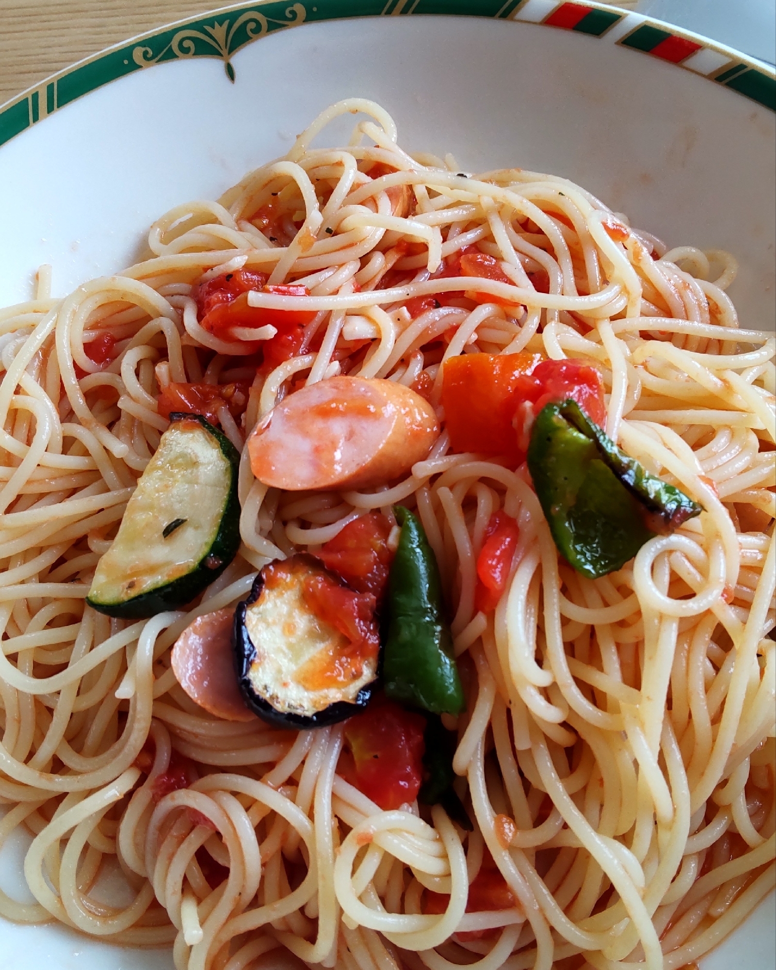 カットトマト缶の冷製パスタソース☆