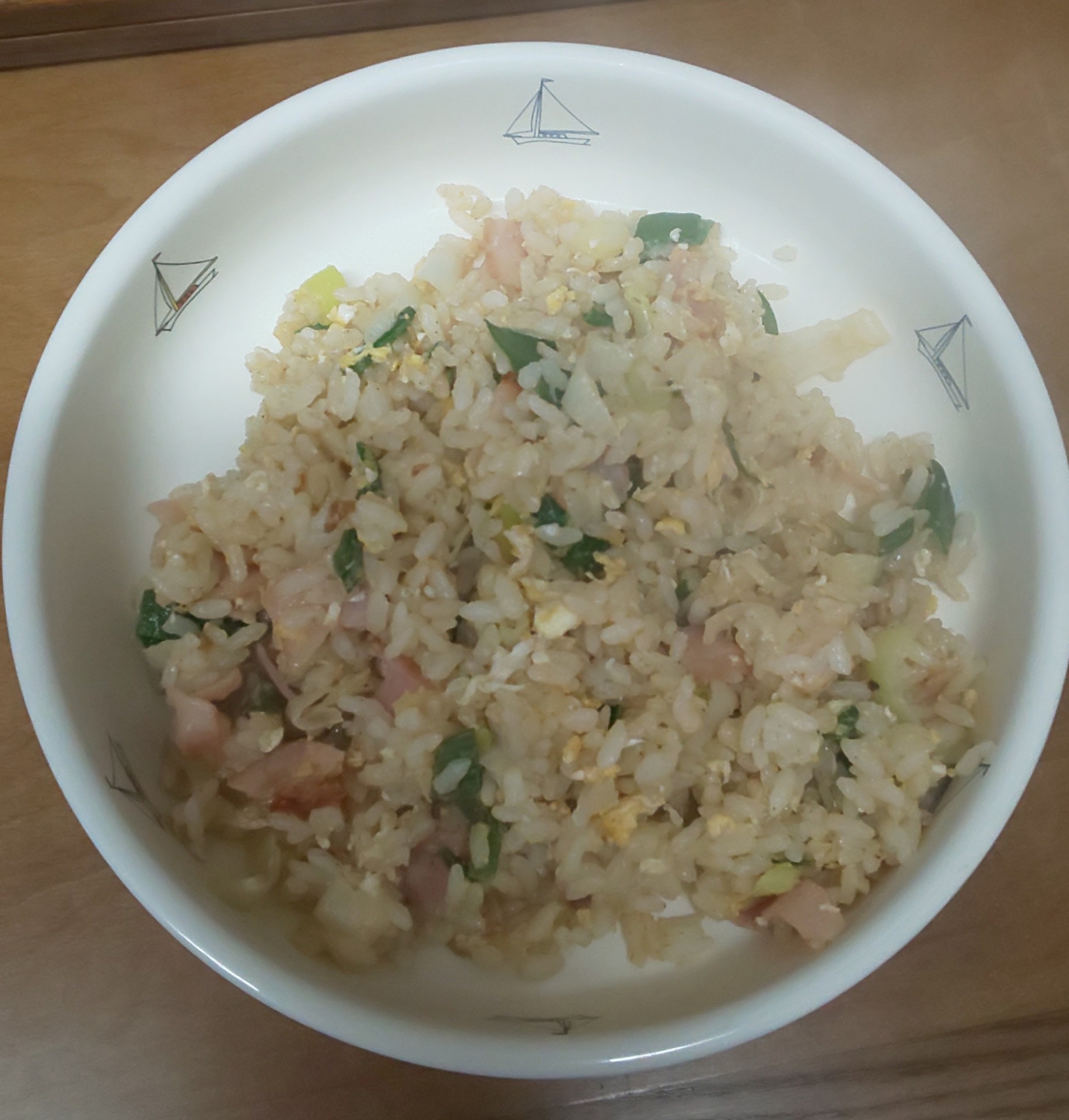 シンプルなネギチャーハン