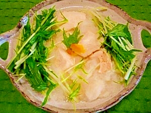 レンジで湯豆腐☆豆腐のみぞれ蒸し