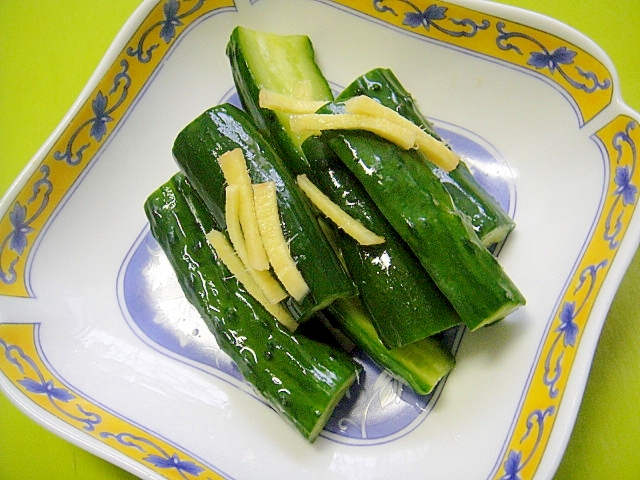 きゅうりと生姜の白だし漬け レシピ 作り方 By Mint 楽天レシピ きゅうりと生姜の白だし漬け レシピ 作り方 By Mint 楽天レシピ