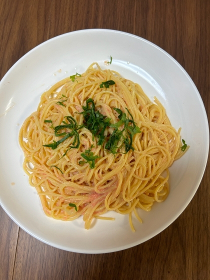 明太子クリームパスタ