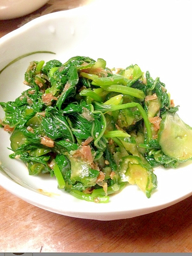 おかのりと梅 きゅうりのさっぱり和え レシピ 作り方 By Mmfmmf 楽天レシピ