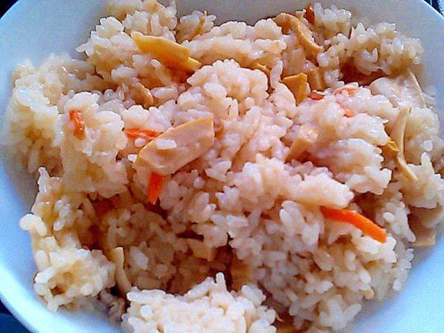 餅米入り筍ご飯