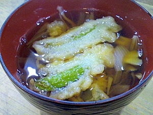 残り天ぷらで おいしいお吸い物 レシピ 作り方 By へのつっぱりはいらんですよ 楽天レシピ