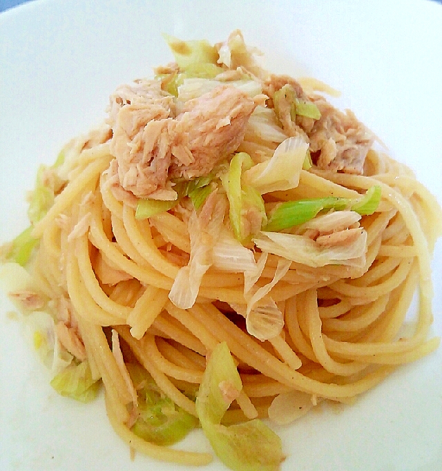 材料これだけで美味 長ネギとツナの和風パスタ レシピ 作り方 By あ ち0024 楽天レシピ 材料これだけで美味 長ネギとツナの和風パスタ レシピ 作り方 By あ ち0024 楽天レシピ