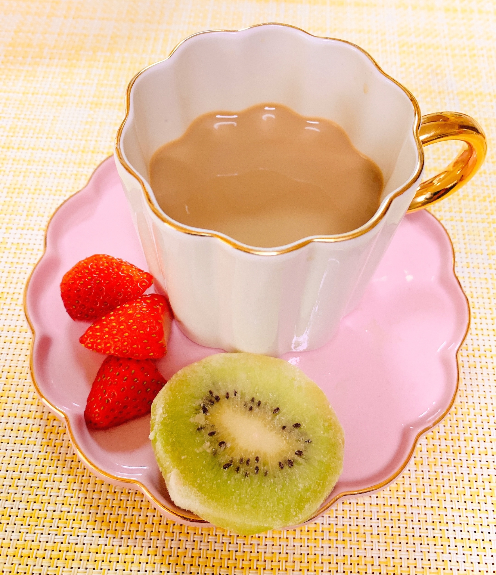 幸せ♡朝のコーヒーinハニーフルーツ♪