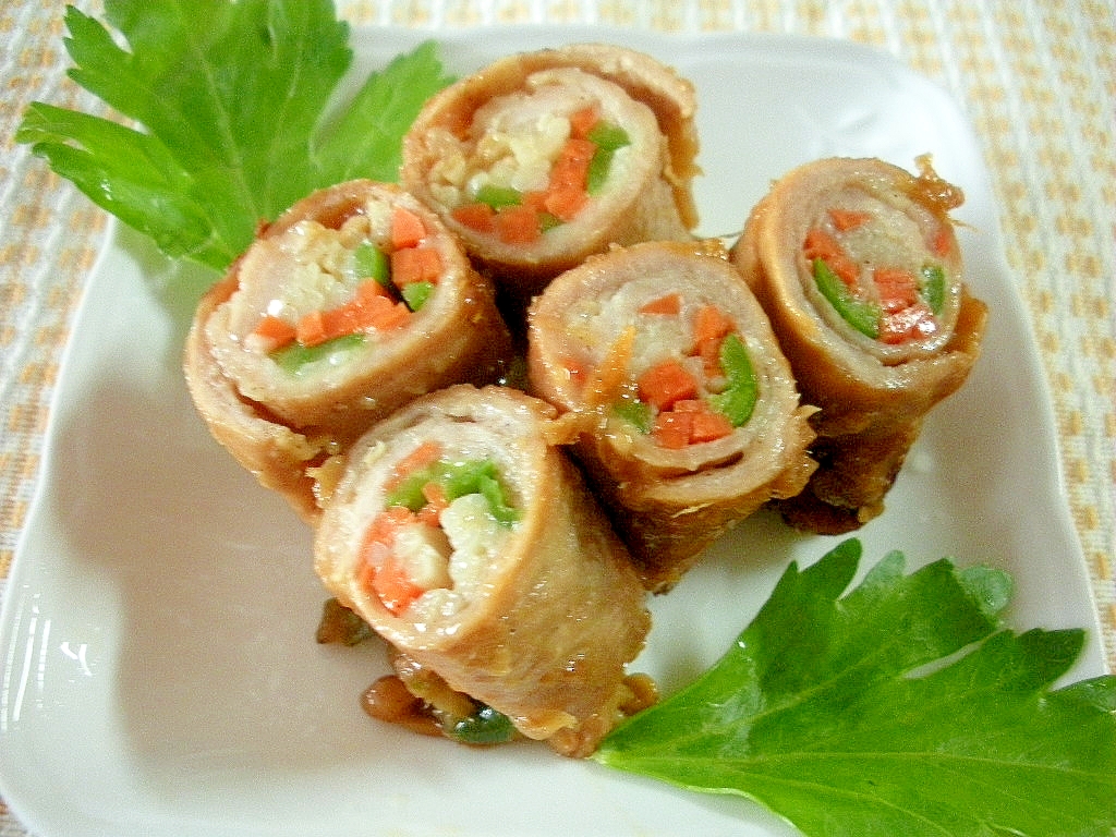 お弁当にもおいしい 豚薄切り肉のカラフル巻き レシピ 作り方 By Kojarin7 楽天レシピ お弁当にもおいしい 豚薄切り肉のカラフル巻き レシピ 作り方 By Kojarin7 楽天レシピ