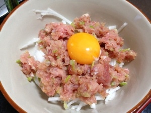 ごま油香る☆ネギトロ丼( ´ ▽ ` )ﾉ☆