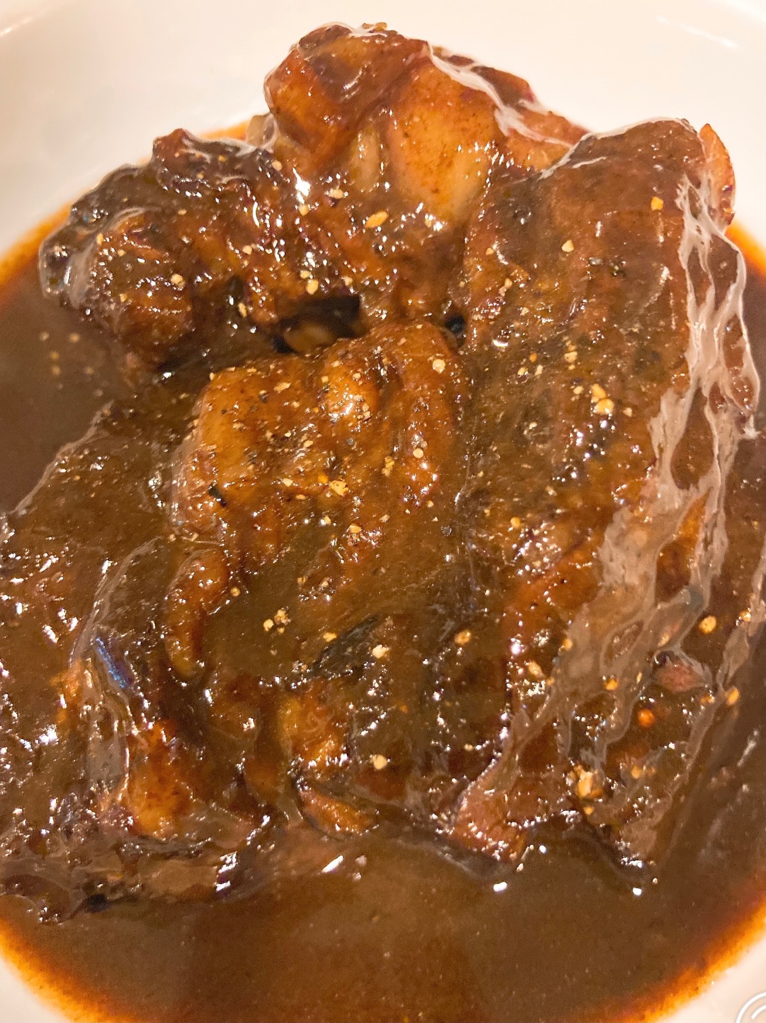 贅沢♪牛肉の赤ワイン煮込み