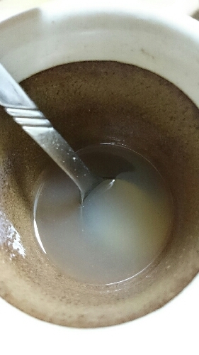 飲みやすいしょうが湯