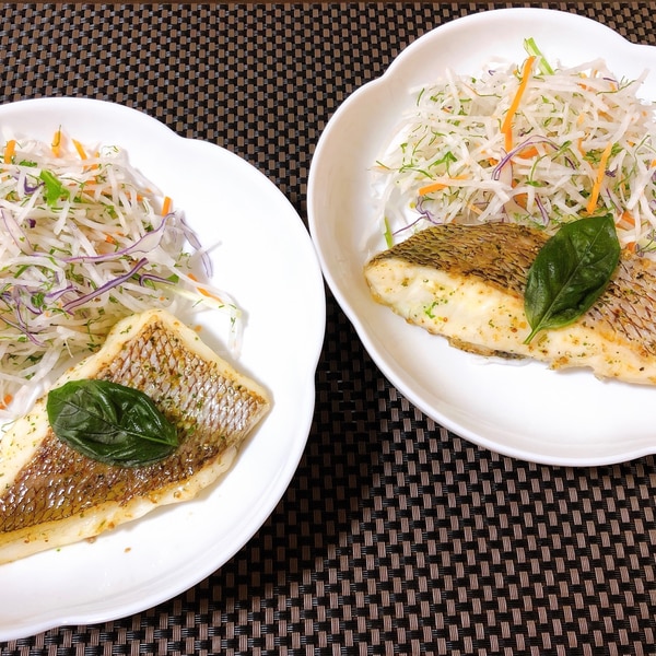 鯛のハーブソルト焼き バジル添え レシピ 作り方 By Aki 22 楽天レシピ 鯛のハーブソルト焼き バジル添え レシピ 作り方 By Aki 22 楽天レシピ