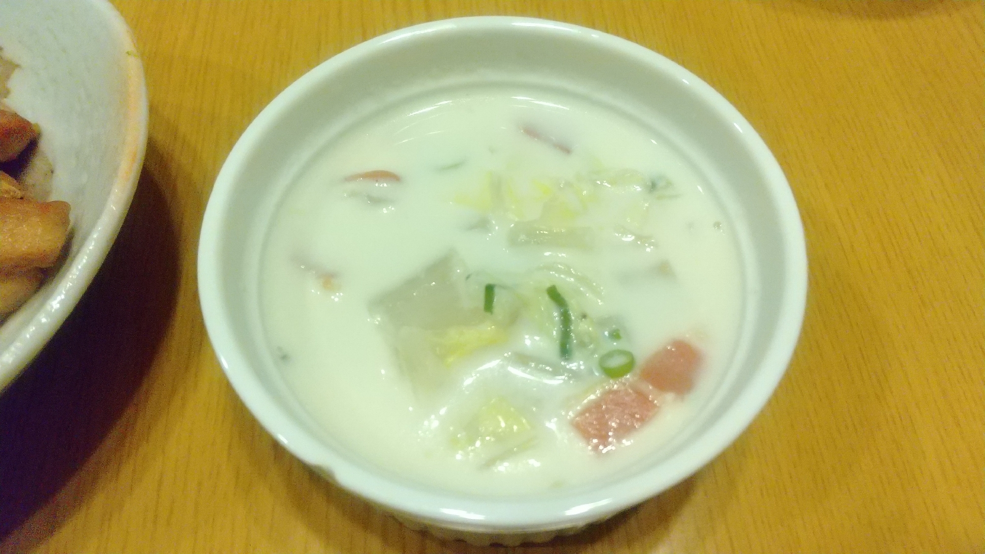 白菜のミルクスープ