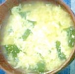たまごとわかめの和風スープ