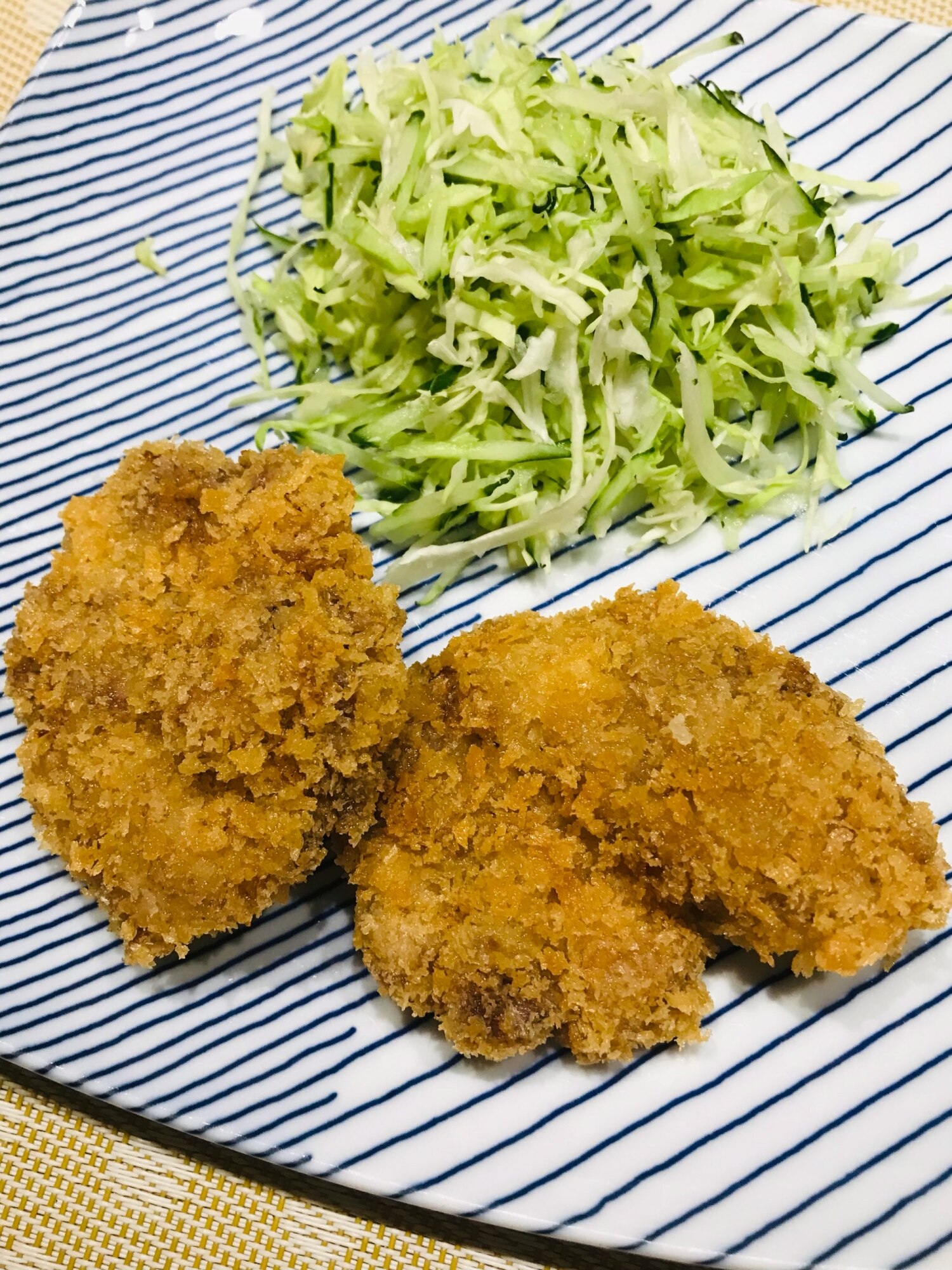 油少なめ☆豚こまとんかつ レシピ・作り方 by まきこ525