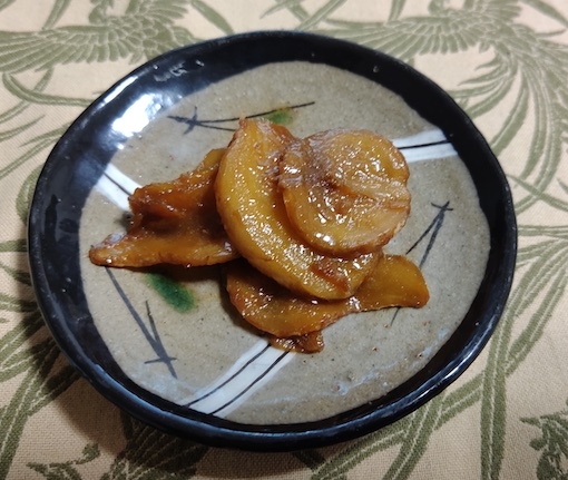 マグロ煮汁の生姜煮（マグロのアラ全部食べ2）