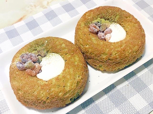 ベイクオフアレンジ!抹茶で作るグリーン・ババ♪