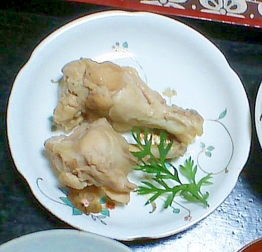 鶏手羽元の黒酢煮