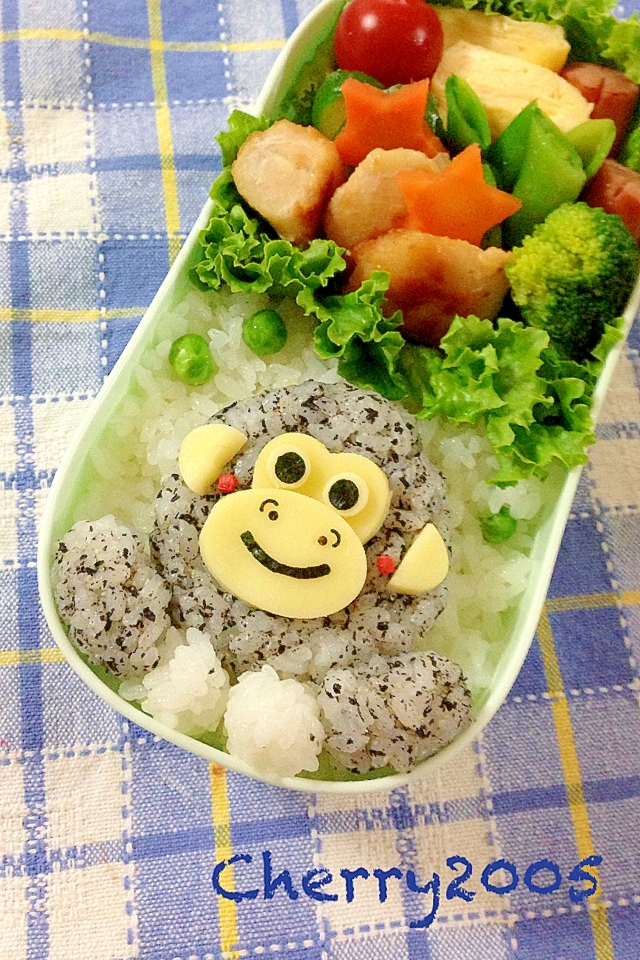 簡単キャラ弁 うほうほ ゴリラくんのお弁当 レシピ 作り方 By Cherry05 楽天レシピ 簡単キャラ弁 うほうほ ゴリラくんのお弁当 レシピ 作り方 By Cherry05 楽天レシピ