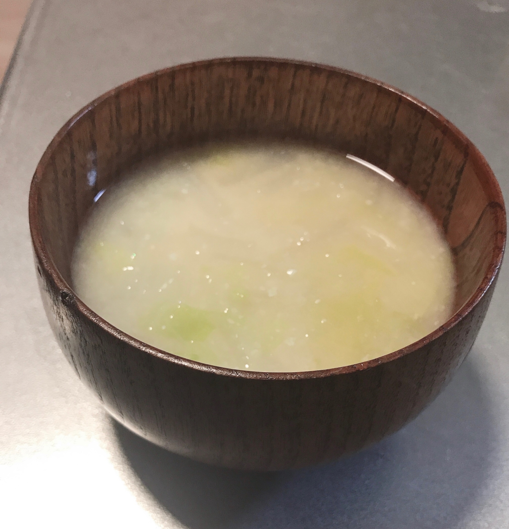 冬野菜たっぷりのお味噌汁