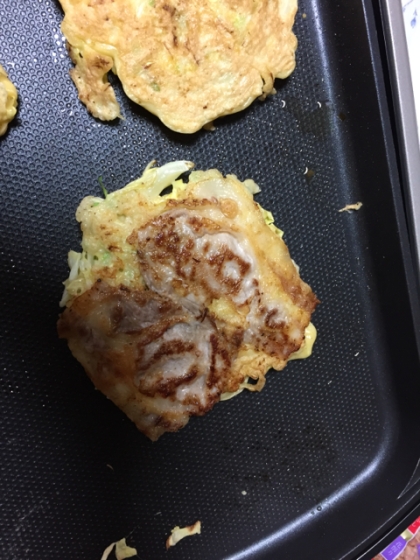 お手軽 キャベツ 卵 小麦粉でお好み焼き風 レシピ 作り方 By コリ6430 楽天レシピ