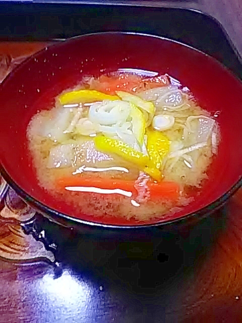 柚子とネギ香る☆味噌汁