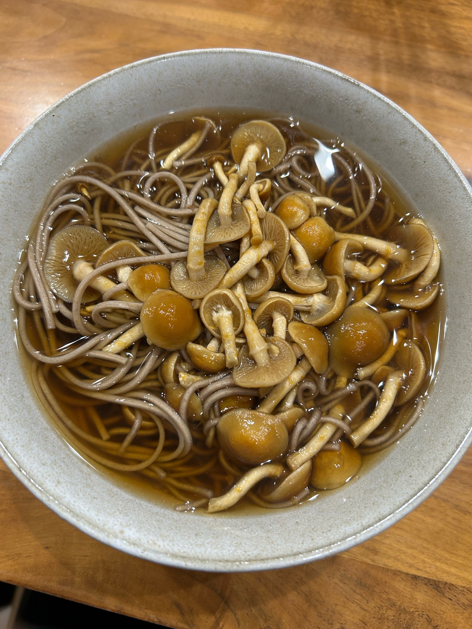 なめこ蕎麦