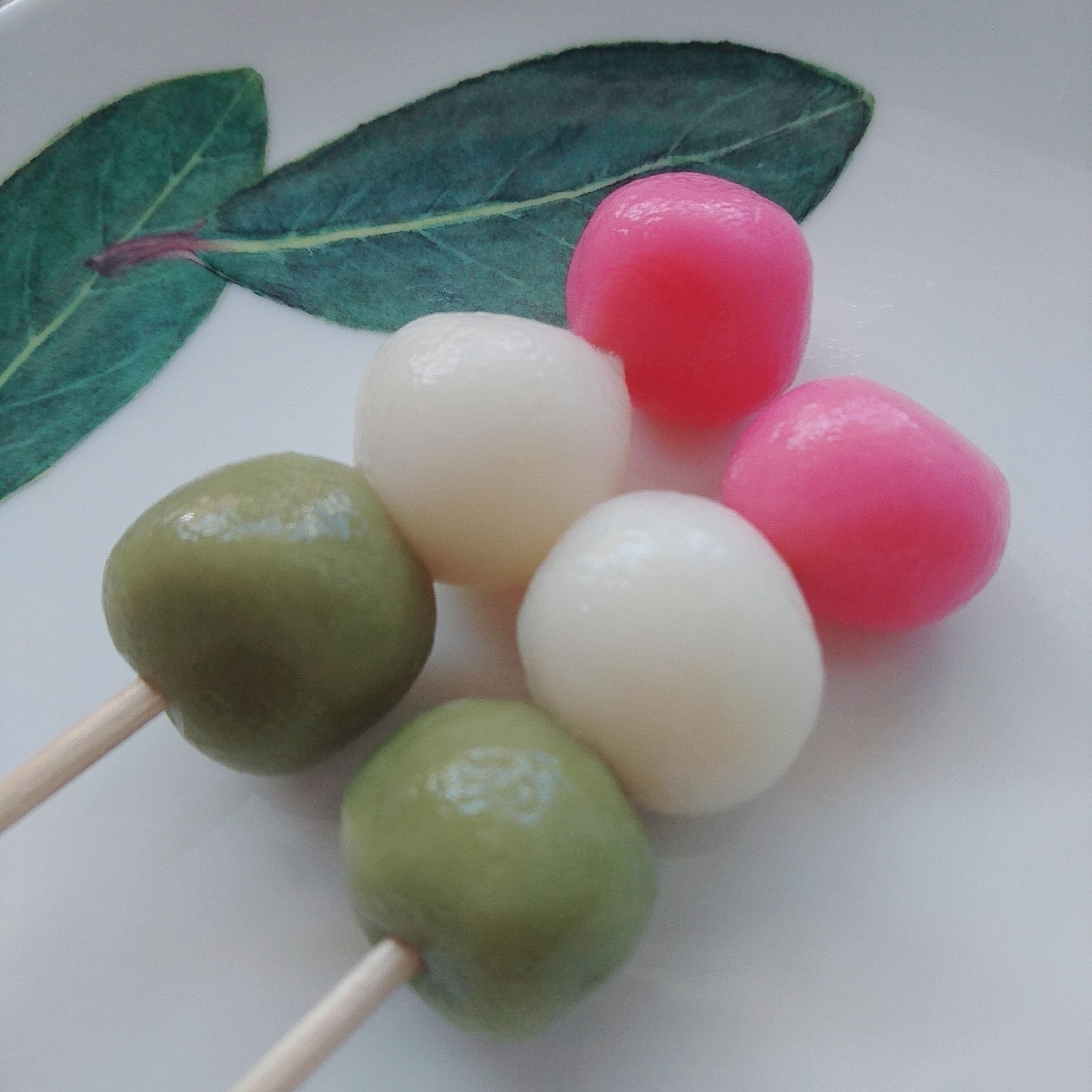 簡単★もちもち三色団子♪