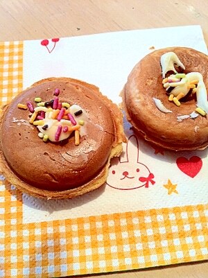 可愛い焼きドーナツ レシピ 作り方 By ねこむらさんち 楽天レシピ