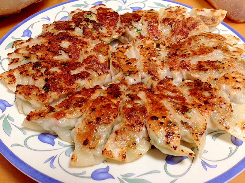 わが家のシンプル焼き餃子(/・ω・)/