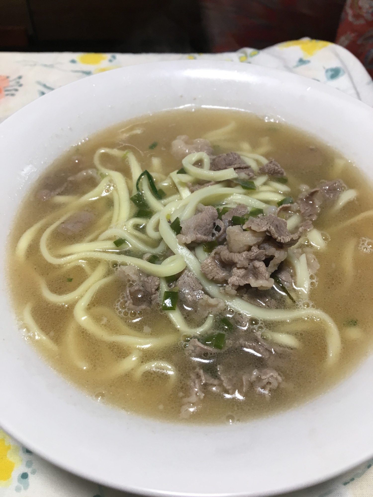 牛肉入り沖縄そば