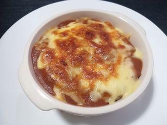 ひき肉たっぷりのミートソースグラタン