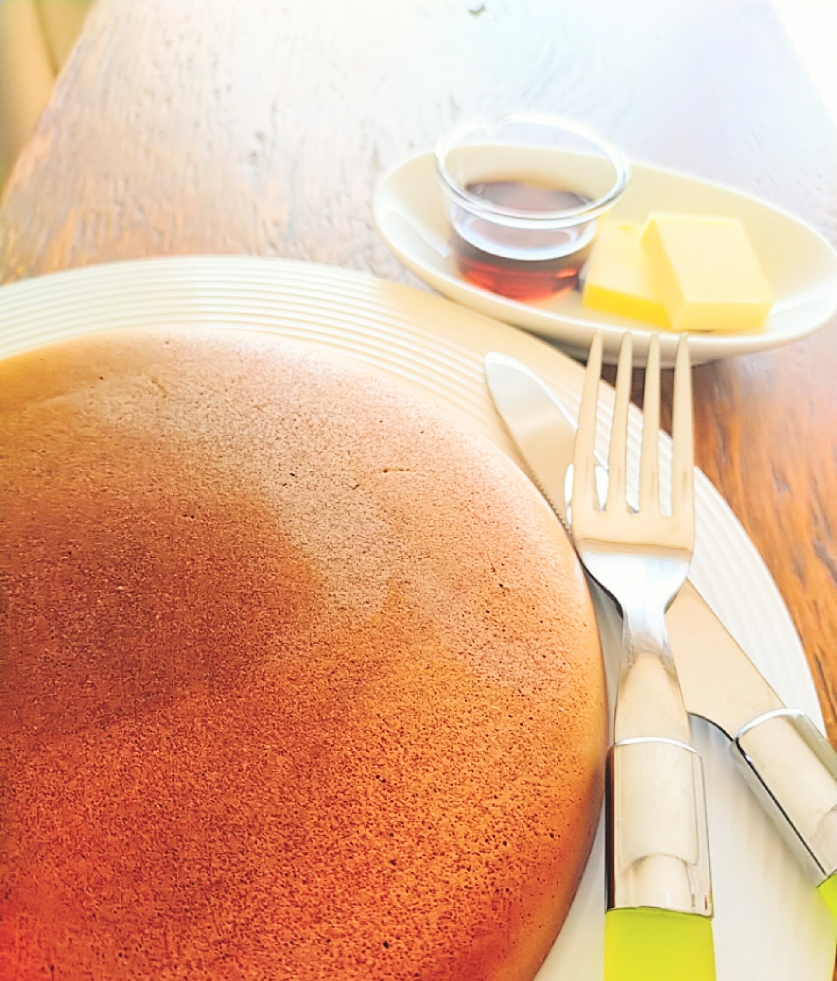 まぜるだけシリーズ4♪外サク中フワ♪ホットケーキ♪