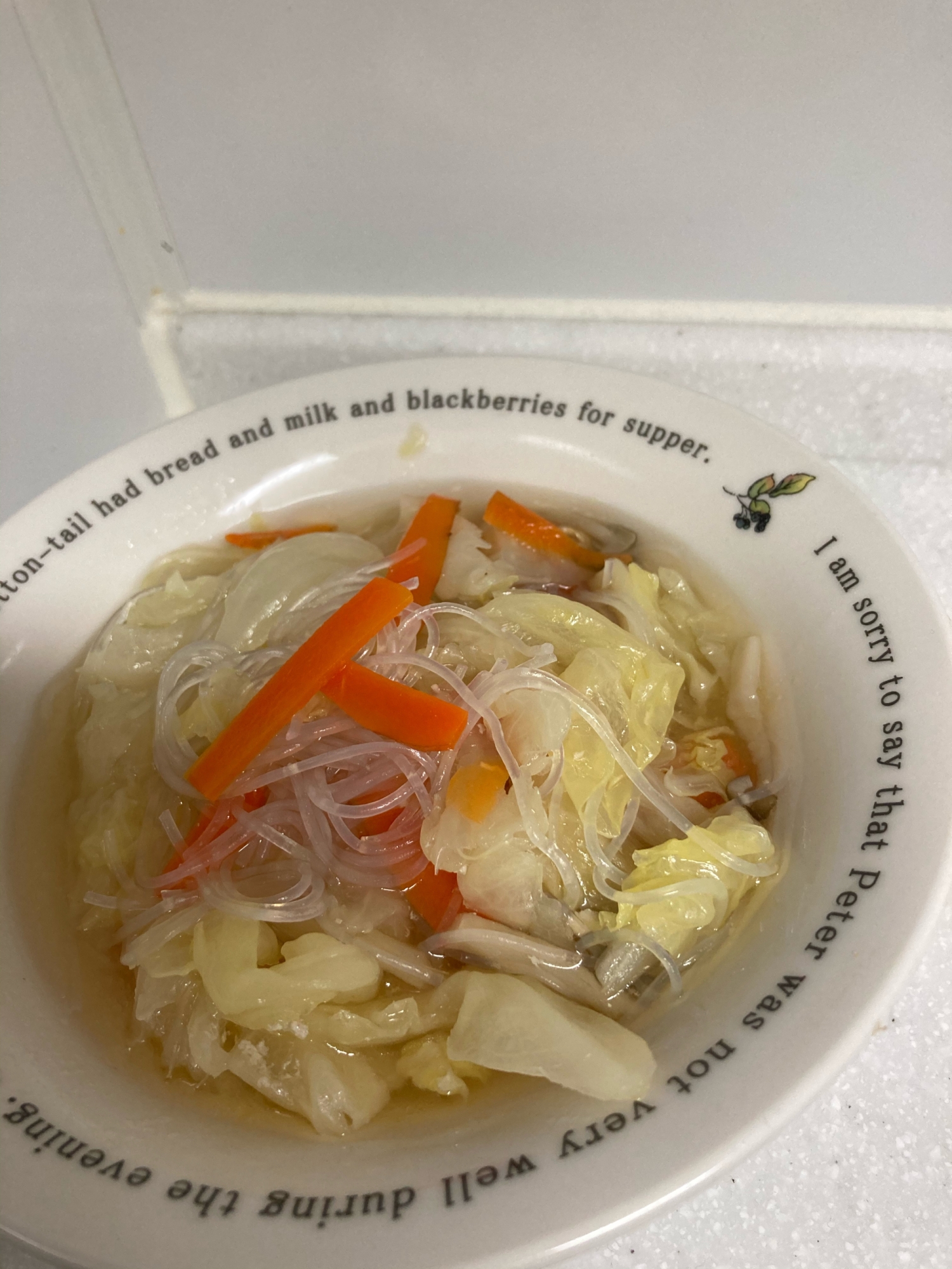 はるさめの簡単中華スープ
