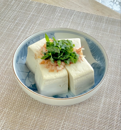 大葉鰹節ごま♪冷奴✧˖°♡