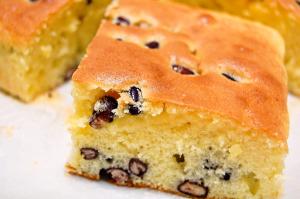 ＨＭで簡単まぜるだけぇ♪あずきケーキ