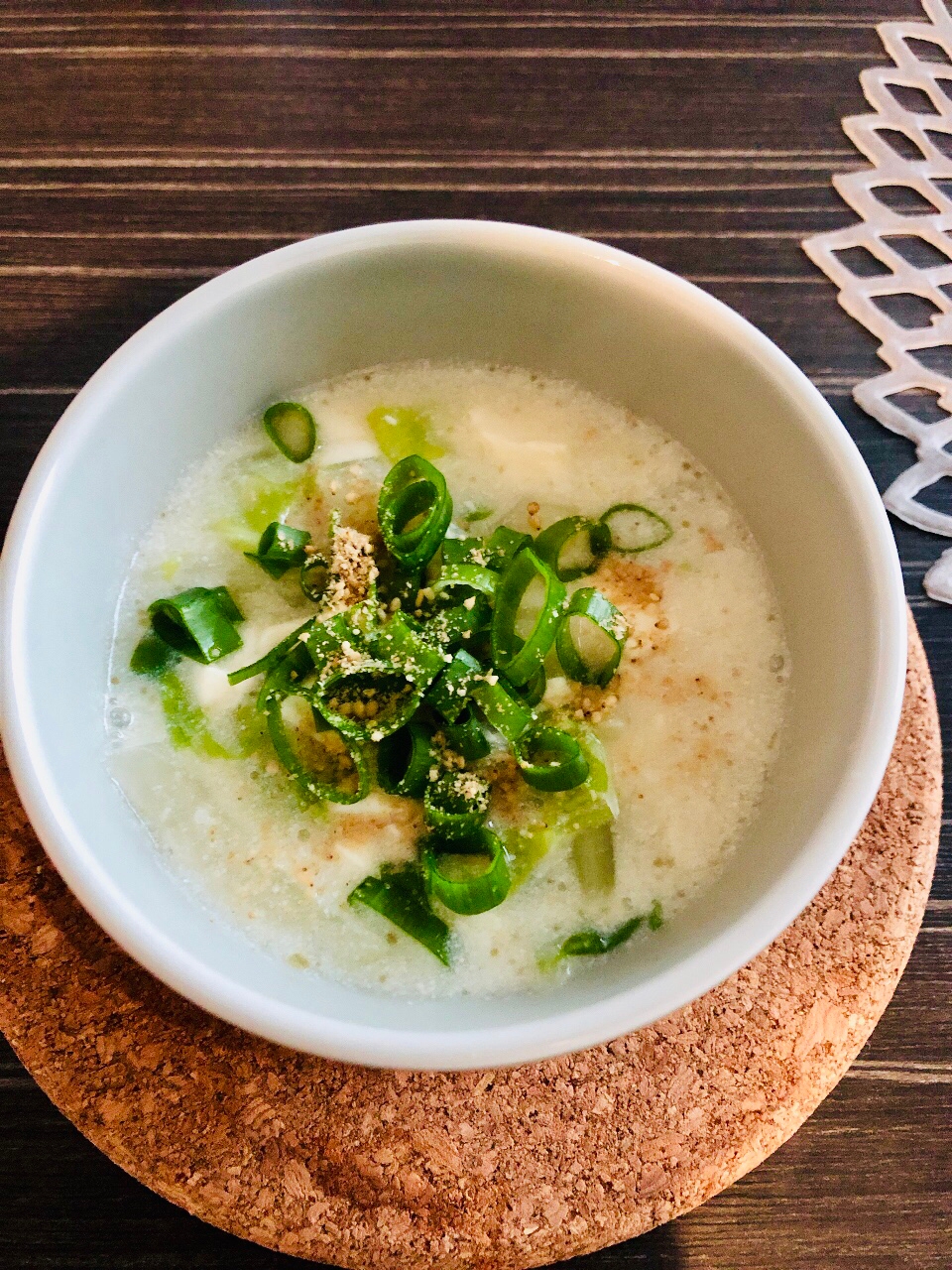 温まる 崩し豆腐と白菜のとろとろ豆乳中華スープ レシピ 作り方 By Ma Ma Yu Mi 楽天レシピ
