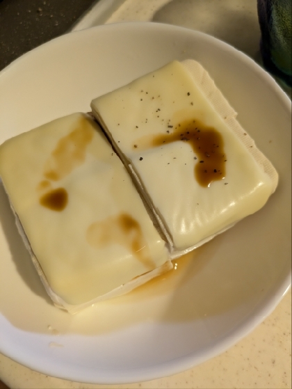 レンジで簡単！チーズ豆腐