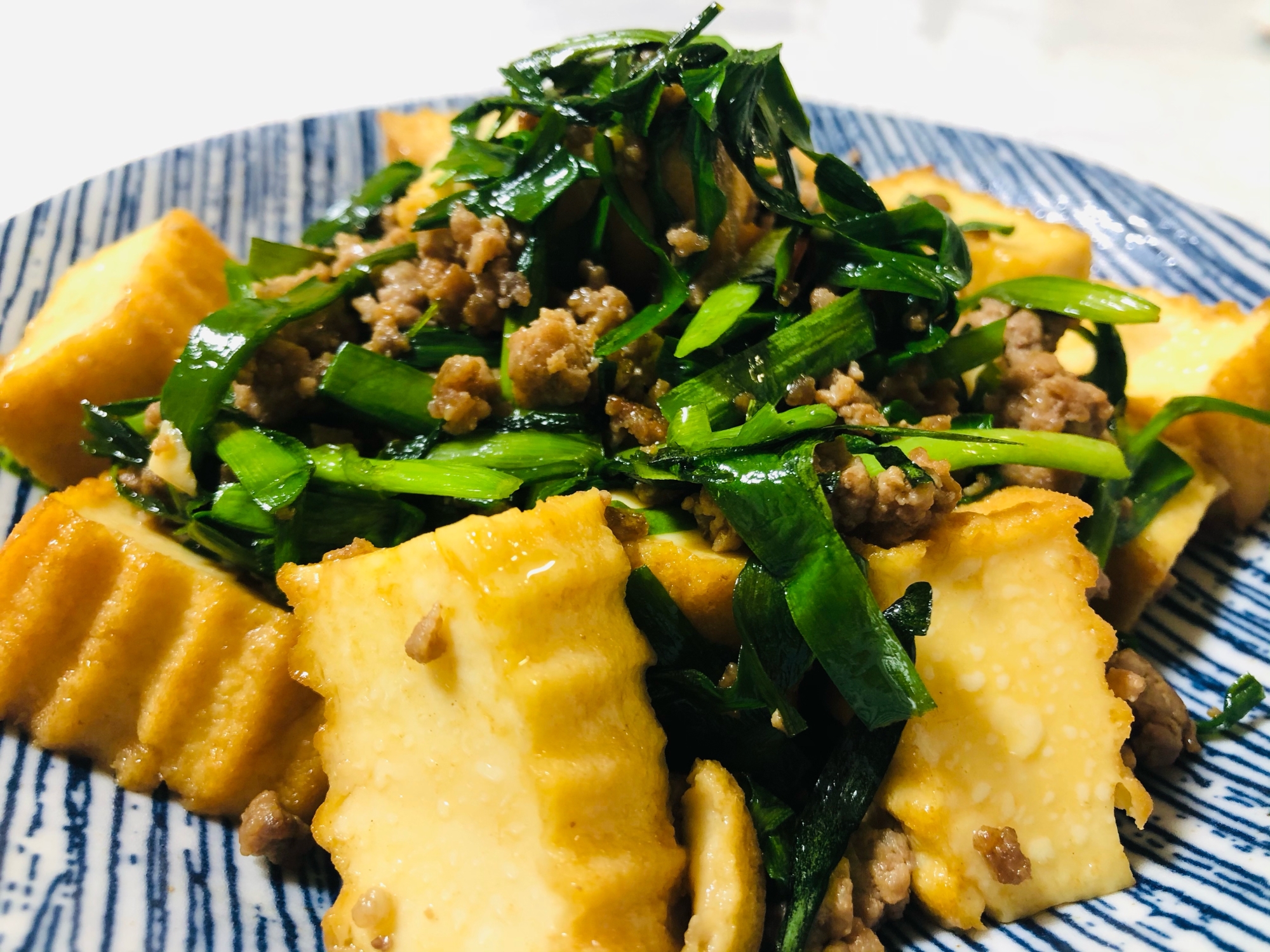 厚揚げとひき肉とニラの炒め物 レシピ 作り方 By ココ 栄養士の気ままごはん 楽天レシピ 厚揚げとひき肉とニラの炒め物 レシピ 作り方 By ココ 栄養士の気ままごはん 楽天レシピ